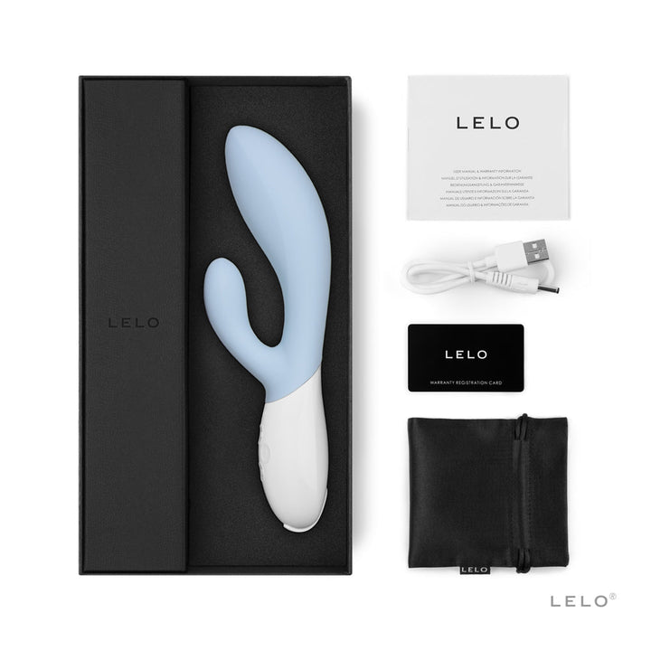 LELO INA 3 Rechargeable Dual Stimulator Seafoam - Headshop.com