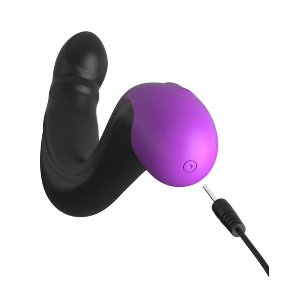 Pipedream Anal Fantasy Elite Collection Rechargeable Silicone Hyper-Pulse P-Spot Massager Black - Headshop.com