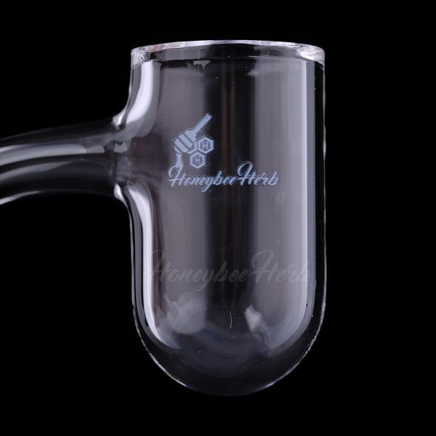 HONEY BEVEL DEEP BOWL QUARTZ BANGER - 45° DEGREE | BL - Headshop.com