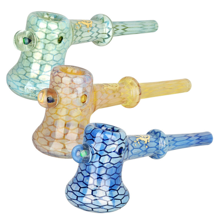 Pulsar Deco Hammer Hand Pipe w/ Opal Bead | 5.75" - Headshop.com