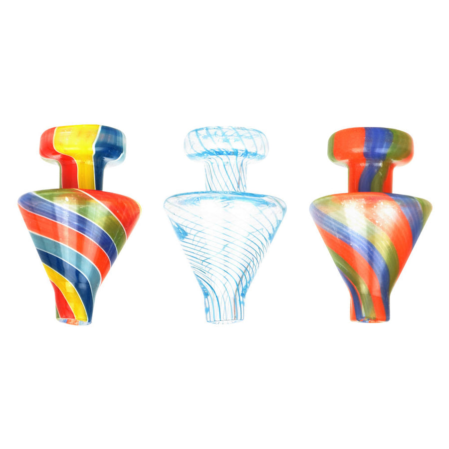 Triangle Carb Cap - 29mm / Colors Vary - Headshop.com