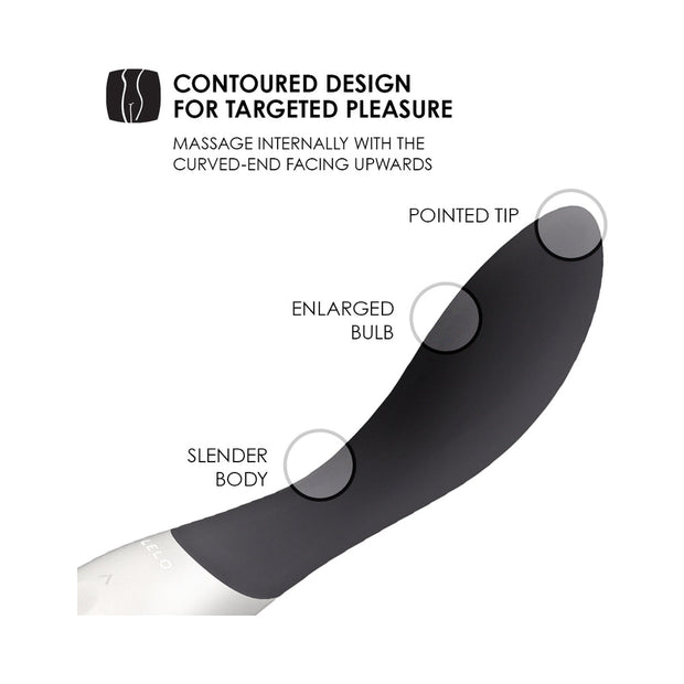 LELO MONA WAVE Rechargeable G-Spot Vibrator Black - Headshop.com
