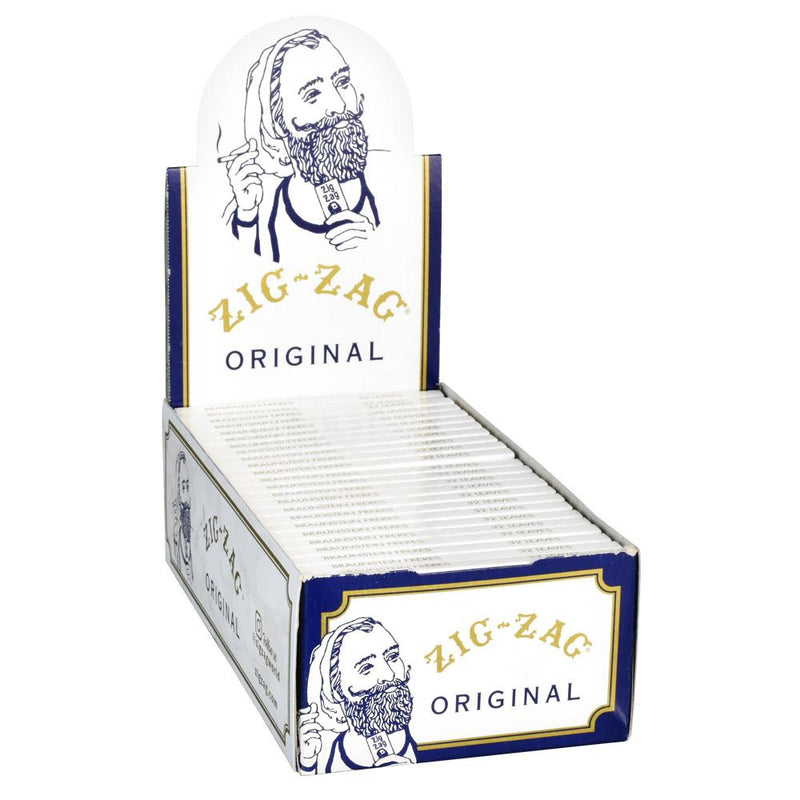 Zig Zag White Single Wide Rolling Papers - Headshop.com