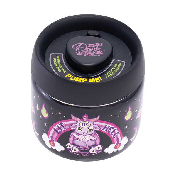 Fujima Dank Tank Vacuum Glass Jar - 4.2" / Lit As Hell Fujima Dank Tank Vacuum Glass Jar - 4.2" / Lit As Hell