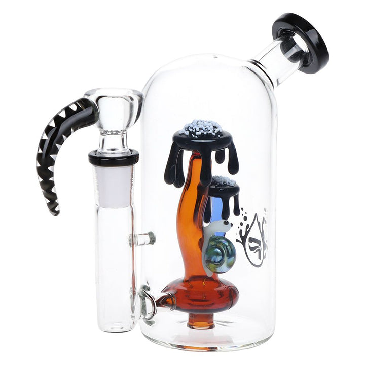 Pulsar Magma Lake Mushroom Glass Water Pipe - 5.5" / 14mm F - Headshop.com