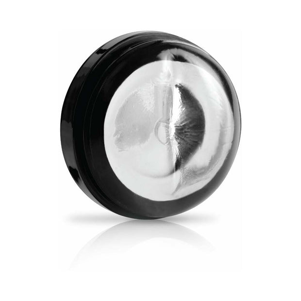 PDX Mega-Bator Ass Rechargeable Rotating Thrusting Stroker With Hands-Free Suction Cup Clear/Black - Headshop.com
