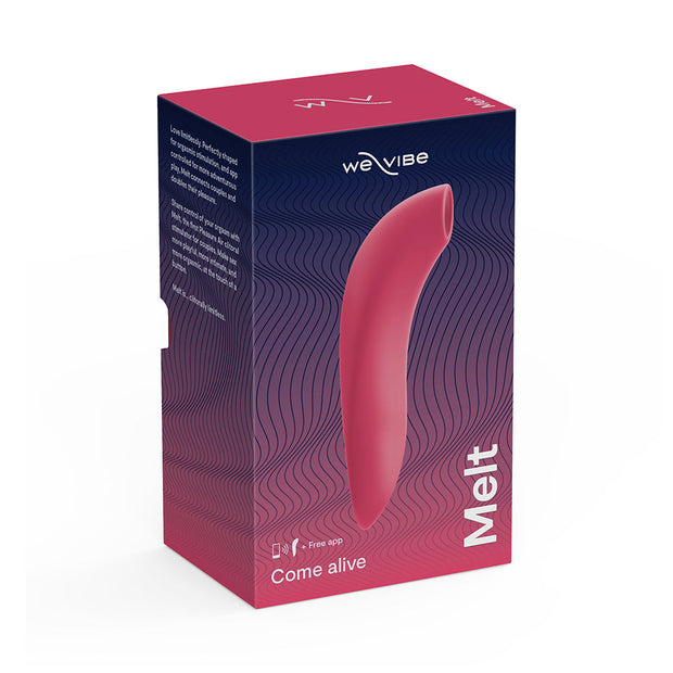 We-Vibe Melt Rechargeable Silicone Pleasure Air Clitoral Stimulator Pink - Headshop.com