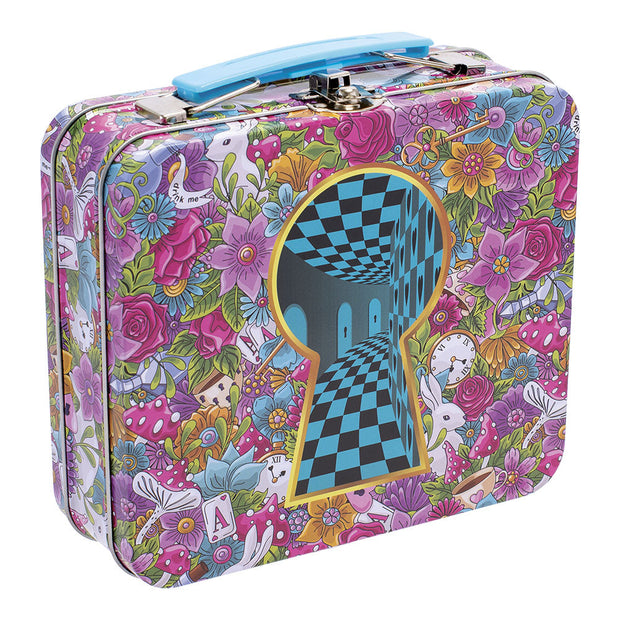 Fujima Handled Tin Stash Box | 6.5" - Headshop.com