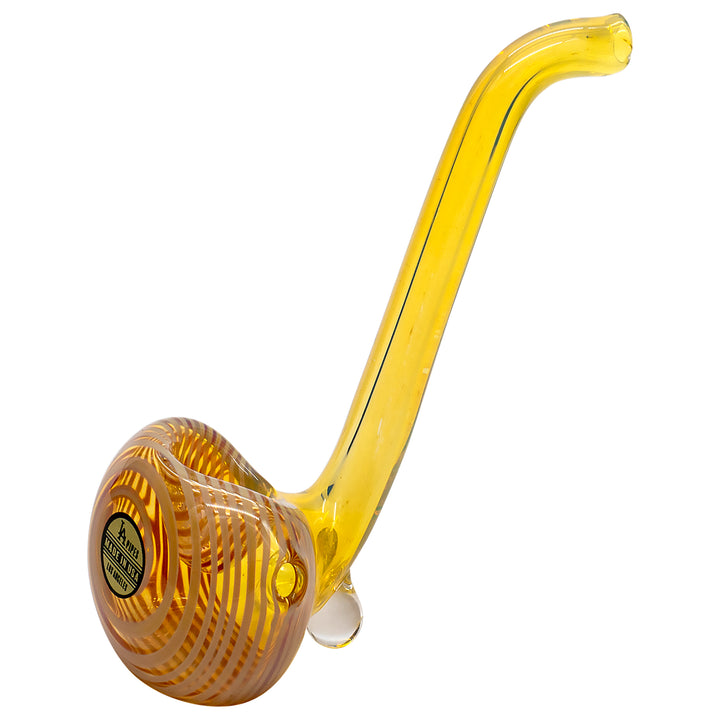 LA Pipes "Flaco" Skinny Glass Sherlock Pipe - Headshop.com