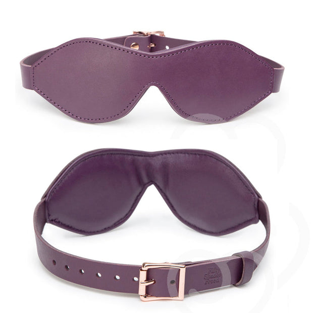 Fifty Shades Freed Cherished Collection Leather Blindfold - Headshop.com
