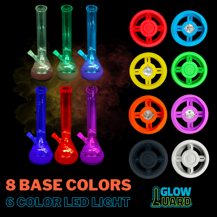 Bong Base Bumper Coin Battery 4.25in-6in Bases Silicone Fits Variety of Shapes - Headshop.com