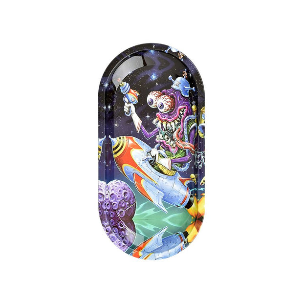 Space Monster Glass Beaker Water Pipe Smoking Set - 7.75" / 14mm F - Headshop.com