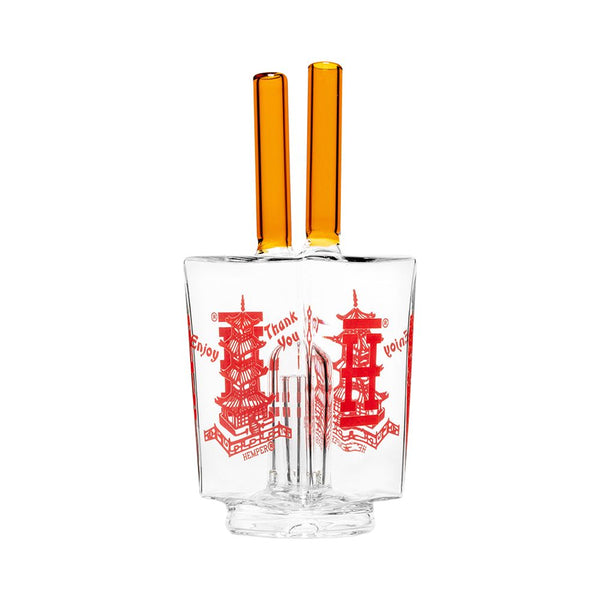 Hemper Chinese Takeout Glass Attachment for Puffco Peak & Peak Pro - 5.25 Hemper Chinese Takeout Glass Attachment for Puffco Peak & Peak Pro - 5.25