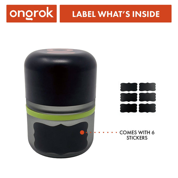 Ongrok 80ml Child Resistant Jar | 6 Pack - Headshop.com