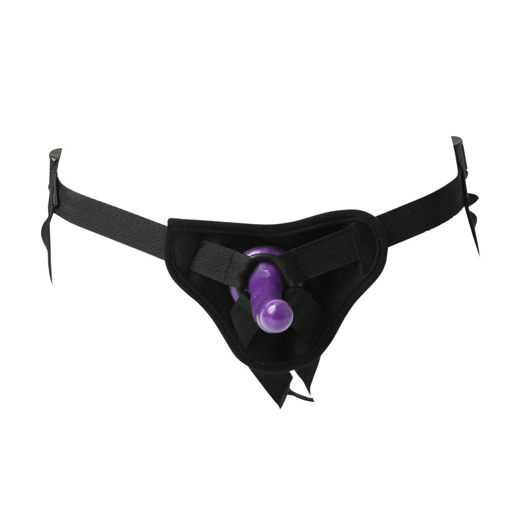Sportsheets New Comer's Strap-On Kit with Adjustable Harness & 5.5 in. Silicone Dildo - Headshop.com