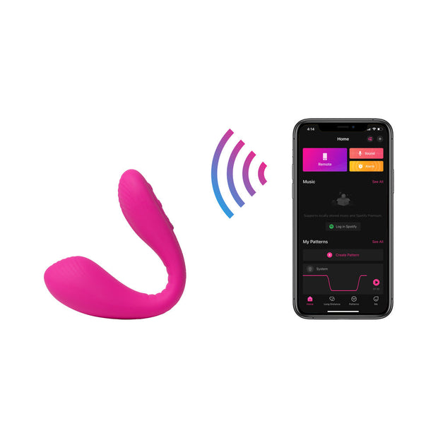 Lovense Dolce Bluetooth Adjustable Dual Vibrator - Headshop.com