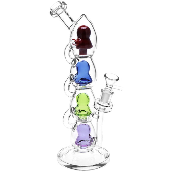 Pulsar Stacks on Stacks Glass Water Pipe - 11.75" Pulsar Stacks on Stacks Glass Water Pipe - 11.75"