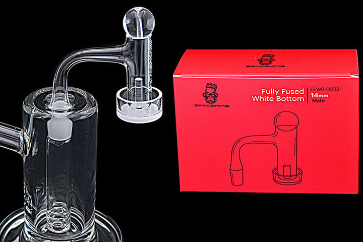 Space King Fully Fused White Bottom Banger Kit (Red) - Headshop.com