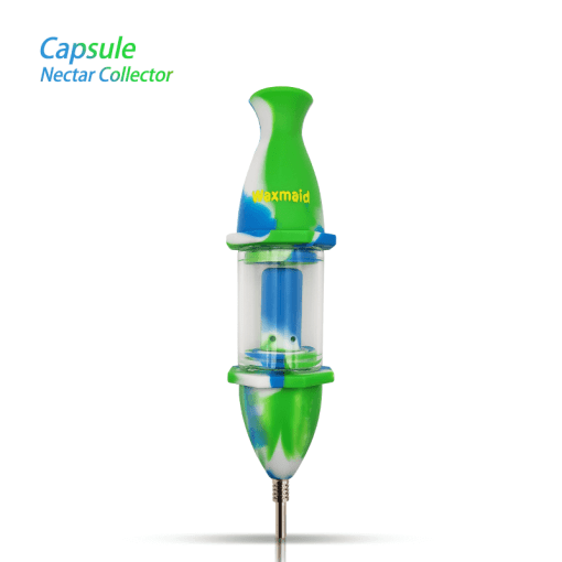 Waxmaid 8" Capsule Silicone Glass Nectar Collector - Headshop.com