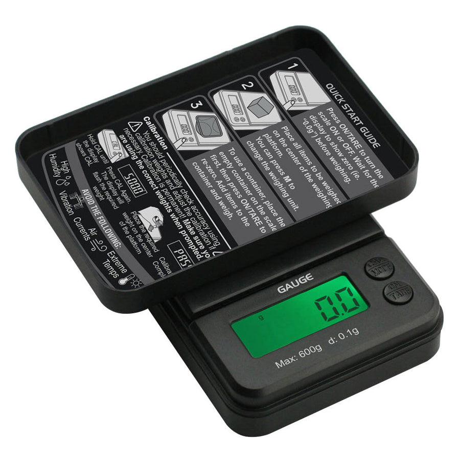 Truweigh Gauge Digital Mini Scale | 600g x 0.1g - Headshop.com
