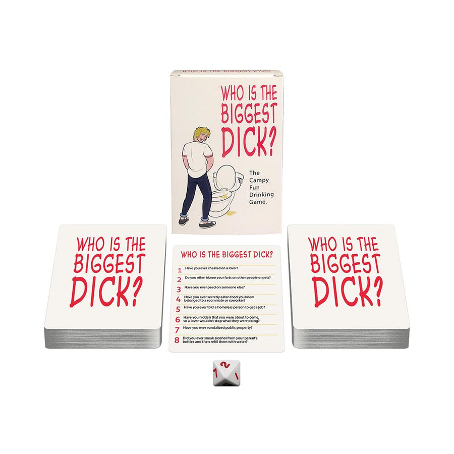 Who's the Biggest Dick? Drinking Card Game - Headshop.com