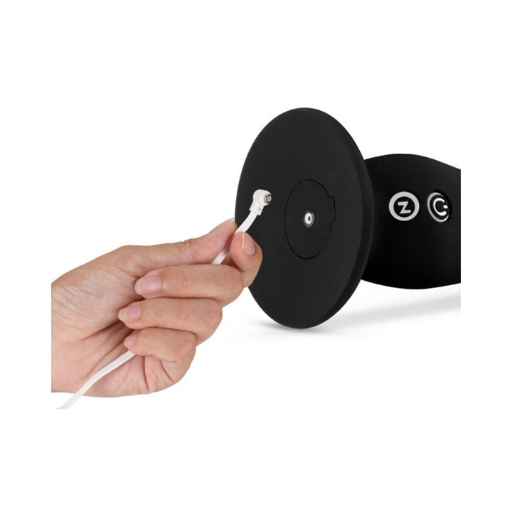 Blush Impressions Amsterdam Rechargeable Silicone 6.5 in. Vibrating Dildo with Suction Cup Black - Headshop.com