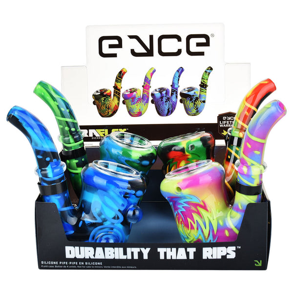 Eyce Oraflex Silicone Sherlock Pipe - 4.5" 4pcs Eyce Oraflex Silicone Sherlock Pipe - 4.5" 4pcs