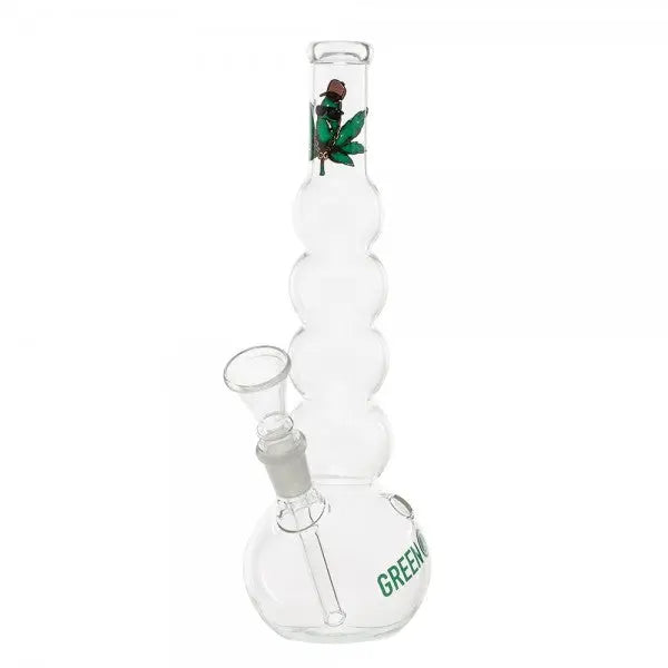 Greenline | 9" Glass Bubble Body Water Pipe - Headshop.com