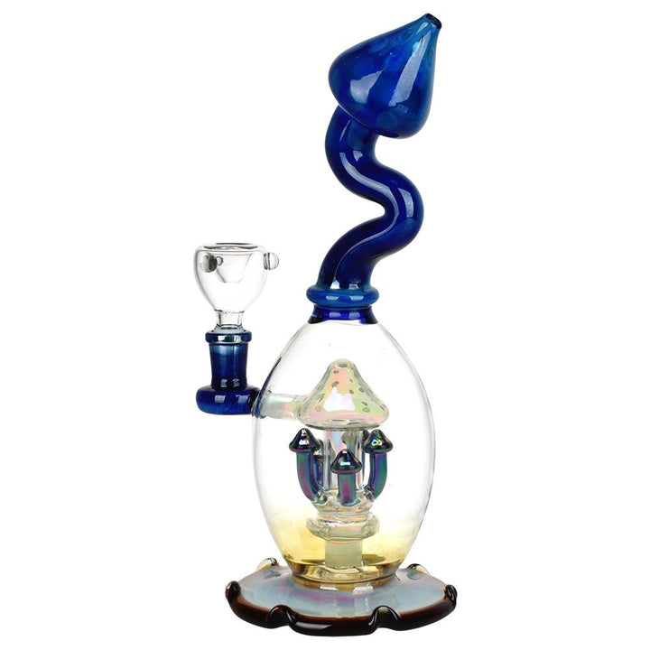 Mushroom Magic Glass Water Pipe - 11" / 14mm F - Headshop.com