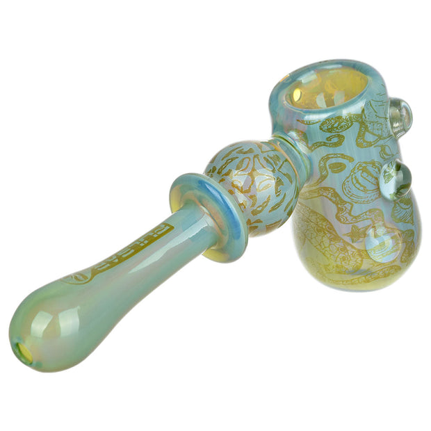 Pulsar Inside Print Glass Hammer Bubbler | Octopus | 5.25" - Headshop.com