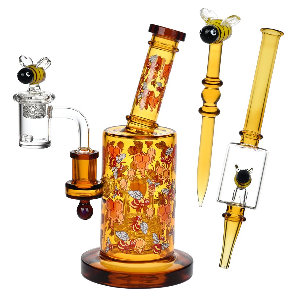 Pulsar Greatest Hits Series Glow Dab Rig Kit / 8" / 14mm F - Headshop.com