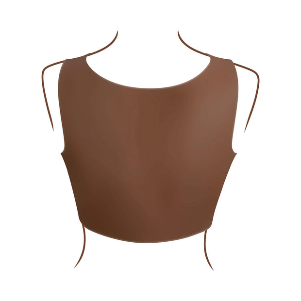 Gender X Undergarments Plate D-Cup Silicone Dark - Headshop.com