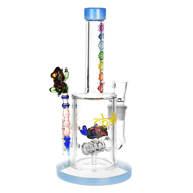 Chakra Frog Water Pipe w/ Stir Tool - 9"/19mm F/Asst Colors - Headshop.com