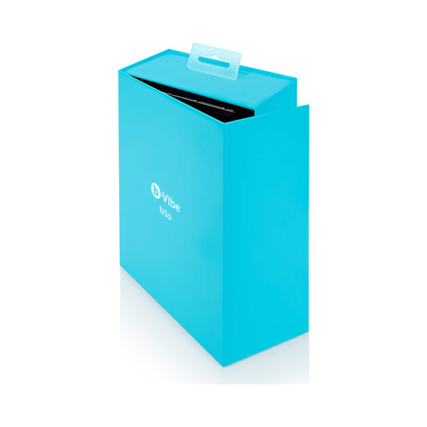 b-Vibe Trio Rechargeable Remote-Controlled Triple-Motor Vibrating Silicone Anal Plug Black - Headshop.com