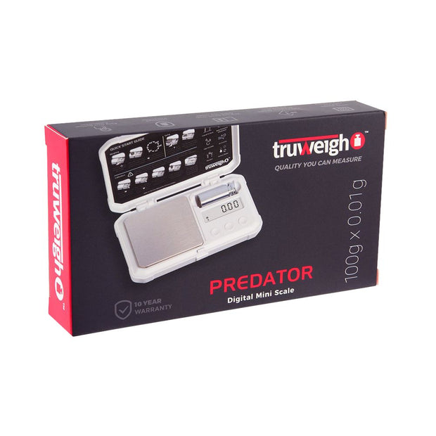 Truweigh Predator Digital Mini Scale | 100g x 0.01g - Headshop.com