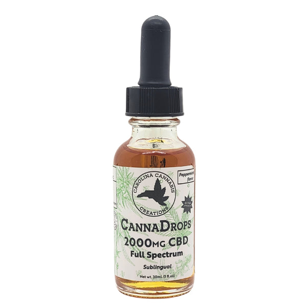 Full Spectrum 2000mg CBD Oil | Peppermint | Carolina Cannabis Creations Full Spectrum 2000mg CBD Oil | Peppermint | Carolina Cannabis Creations