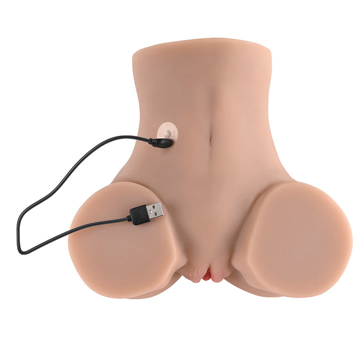 Zero Tolerance Rear Beauty Rechargeable Remote Controlled Vibrating Sucking Dual Entry Masturbator TPE Light - Headshop.com