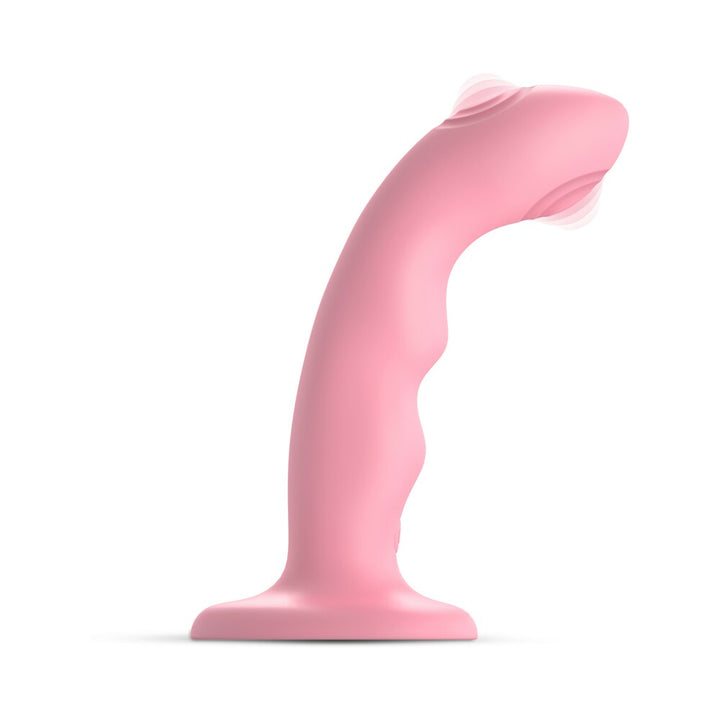 Strap-On-Me Tapping Dildo Wave Coral Pink - Headshop.com
