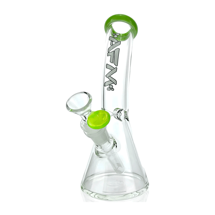 AFM Glass 8.5" Bent Beaker Glass Water Pipe