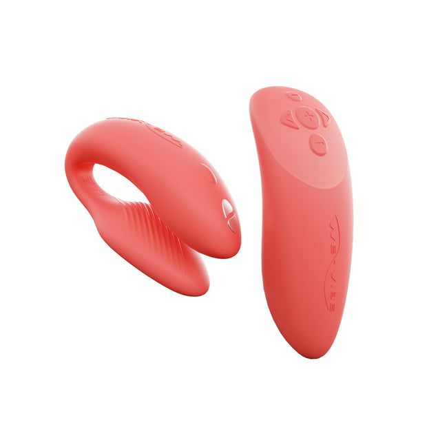 We-Vibe Chorus Rechargeable Remote-Controlled Silicone Couples Vibrator Crave Coral - Headshop.com