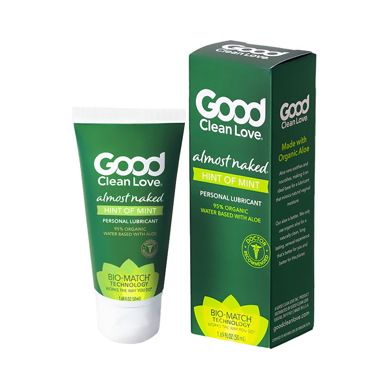 Good Clean Love Almost Naked Hint of Mint Personal Lubricant 1.69 oz. Headshop.com Good Clean Love Almost Naked Hint of Mint Personal Lubricant 1.69 oz. Headshop.com