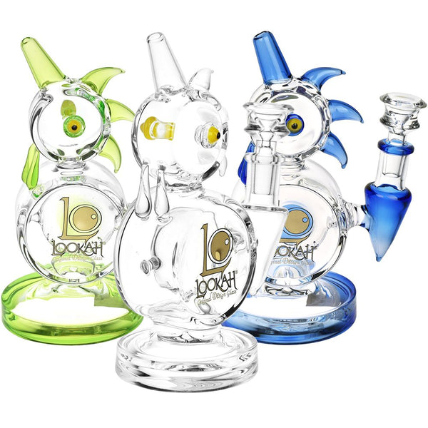 Lookah Glass Rooster Water Pipe | 7.5" | 14mm F Lookah Glass Rooster Water Pipe | 7.5" | 14mm F