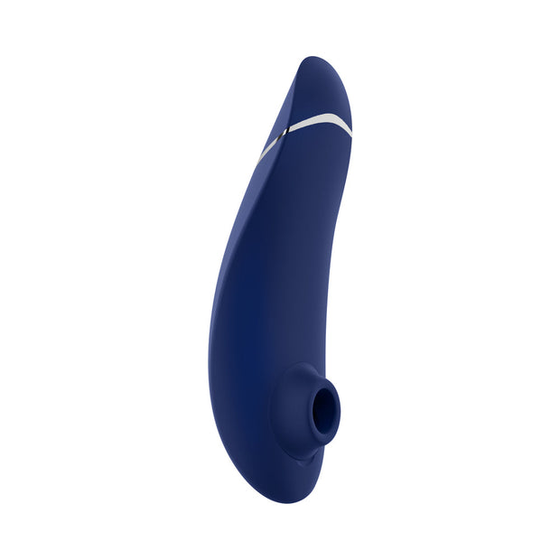 Womanizer Premium 2 Rechargeable Silicone Luxurious Pleasure Air Clitoral Stimulator Blueberry - Headshop.com