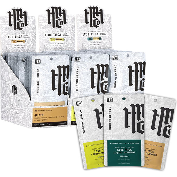 Modern Herb Co Liquid Diamonds THCA Cartridge - 1g 12ct Modern Herb Co Liquid Diamonds THCA Cartridge - 1g 12ct