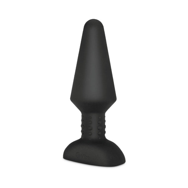 b-Vibe Rimming XL Rotating and Vibrating Remote Control Plug Black - Headshop.com