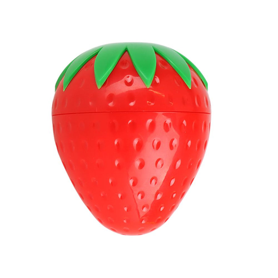 Strawberry Plastic Storage Jar - 3" - Headshop.com