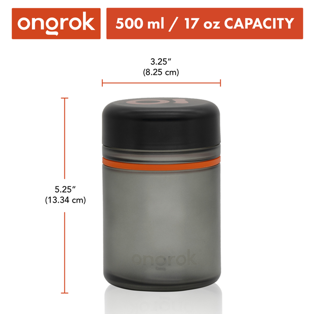 Ongrok 500ml Child Resistant Jars, 2 pack - Headshop.com
