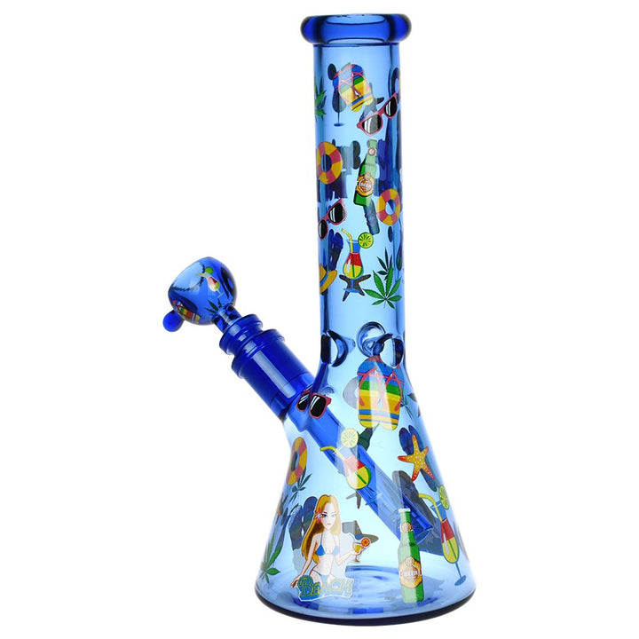 Spring Break 2024 Glass Beaker Water Pipe | 10" | 14mm F - Headshop.com