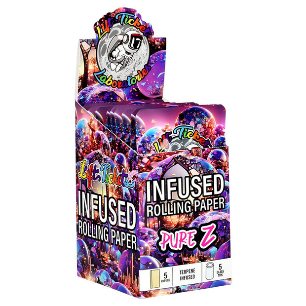 Lift Ticket Terpene Infused Papers + Glass Tip | 5pc | 10pk - Headshop.com