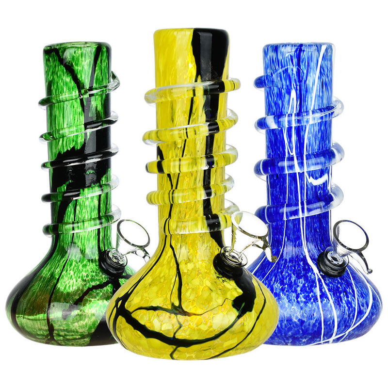 Innovative Experience Soft Glass Water Pipe - 8" / Colors Vary - Headshop.com